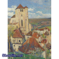 TSD3603 - Tranh sơn dầu những kiến trúc cổ xưa